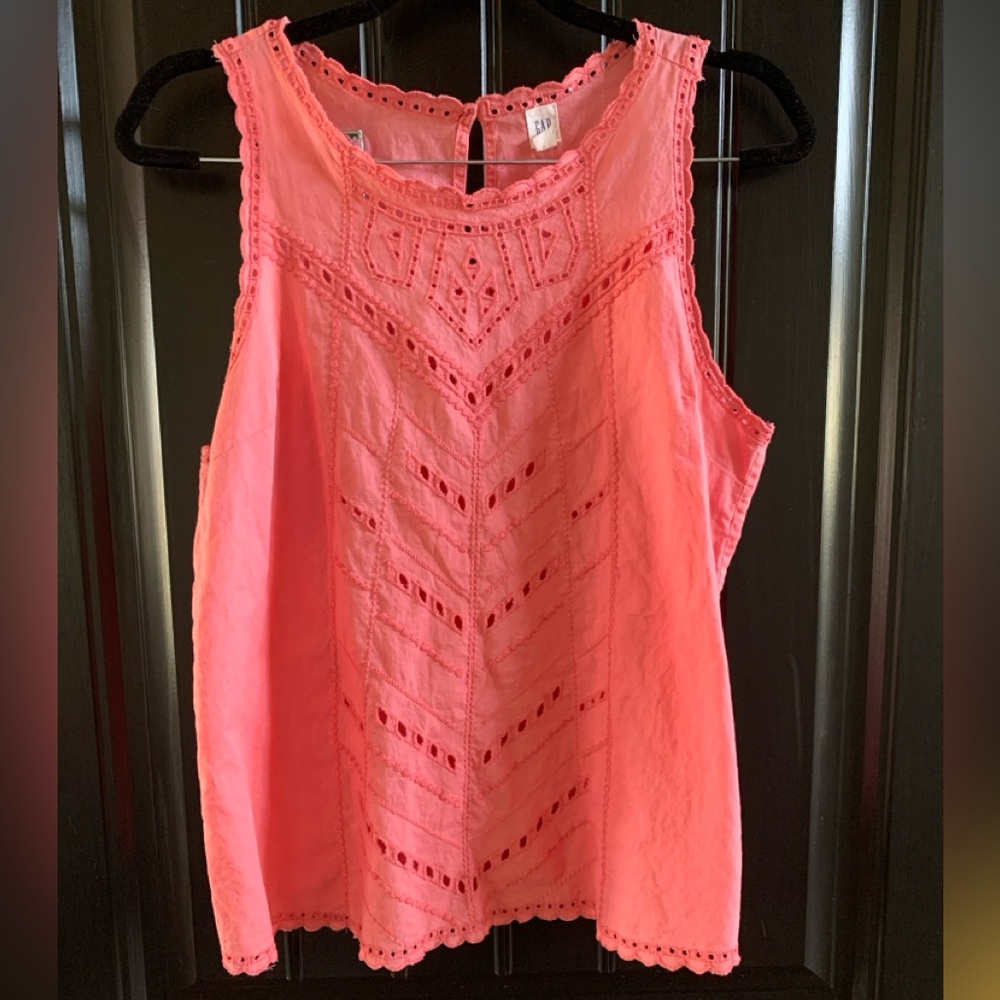 GAP Coral Sleeveless Top